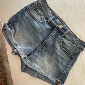 Womens high rise shorts